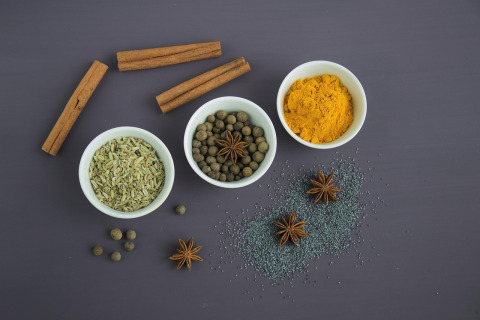 spices masala turmeric pepper